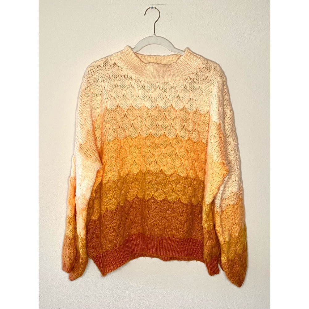 Chunky Knit Ombré Sweater